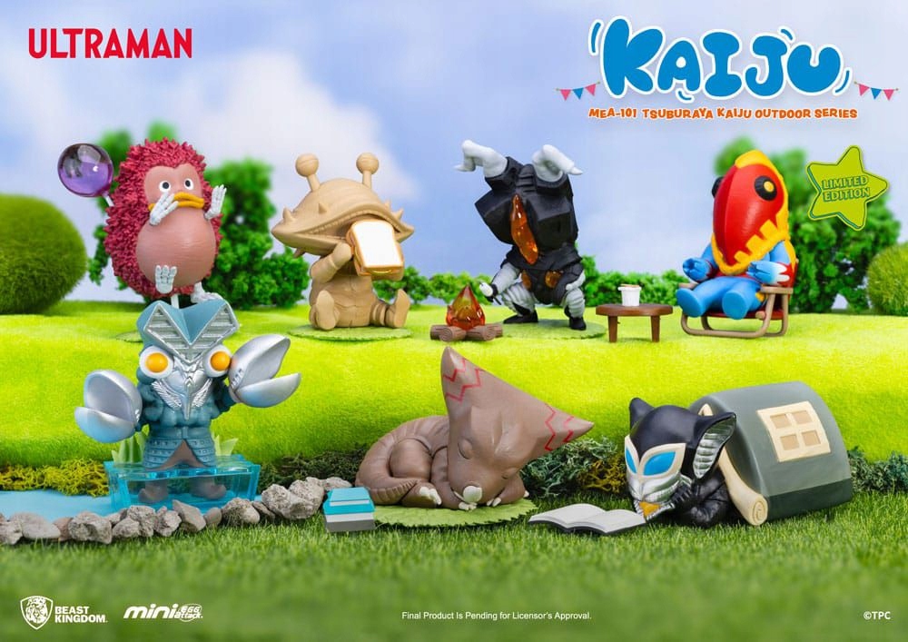 Ultraman Mini Egg Attack Outdoor Series Figures Tsuburaya Kaiju Blind Box