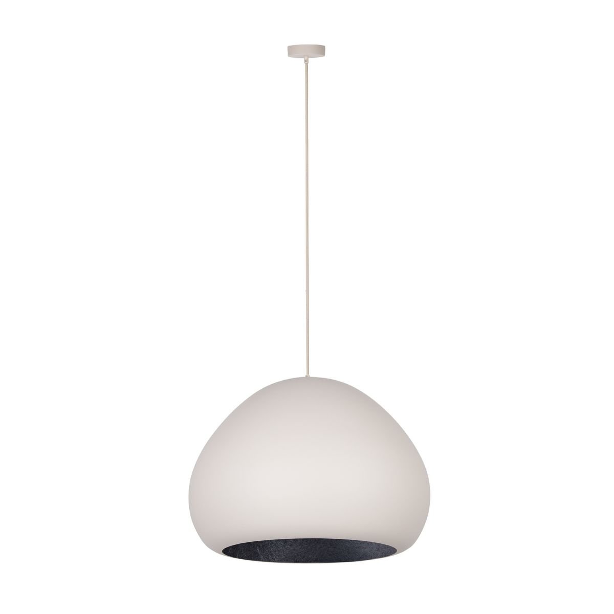 Moderní béžová efektní závěsná lampa Lava 41083 Sigma Lighting