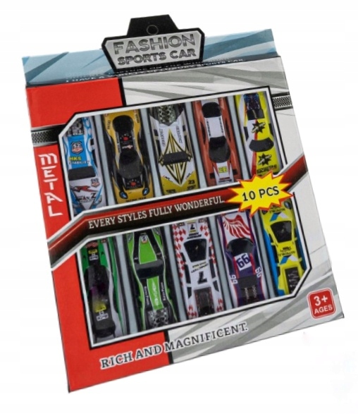 

Zestaw Samochodów resoraki Komplet 10szt