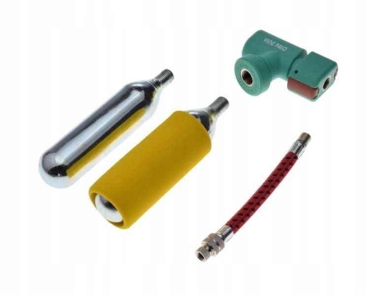 

Zestaw do pompowania kół naboje co2 2x 38g co2