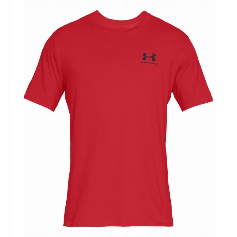 Koszulka Under Armour Sportstyle Left Chest Ss Men Red 600 XXL