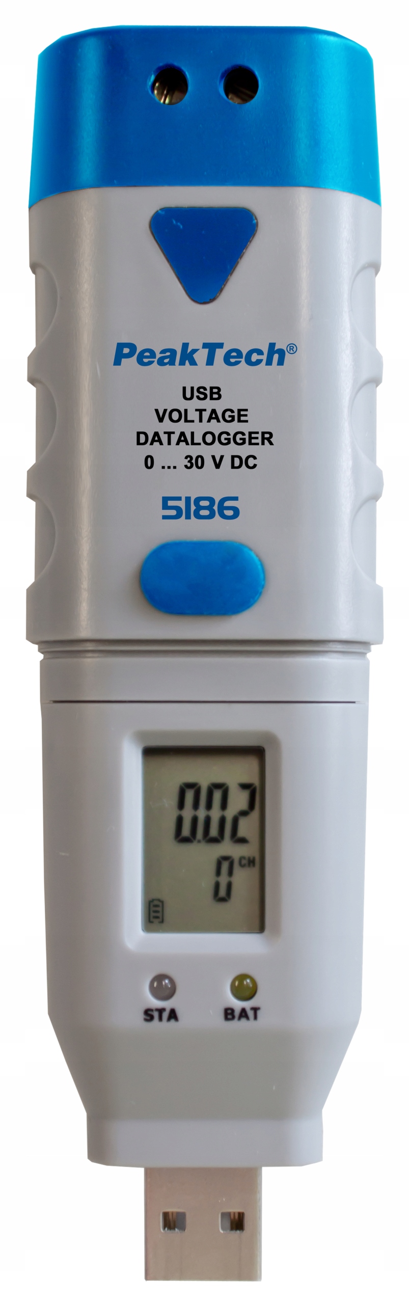 Profesionální Měřič Stejnosměrného Napětí PeakTech 30V Usb Rekordér