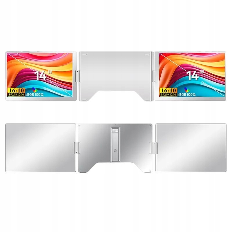 Przenośne monitory do laptopa Smart Life S688 14'', 2 monitory