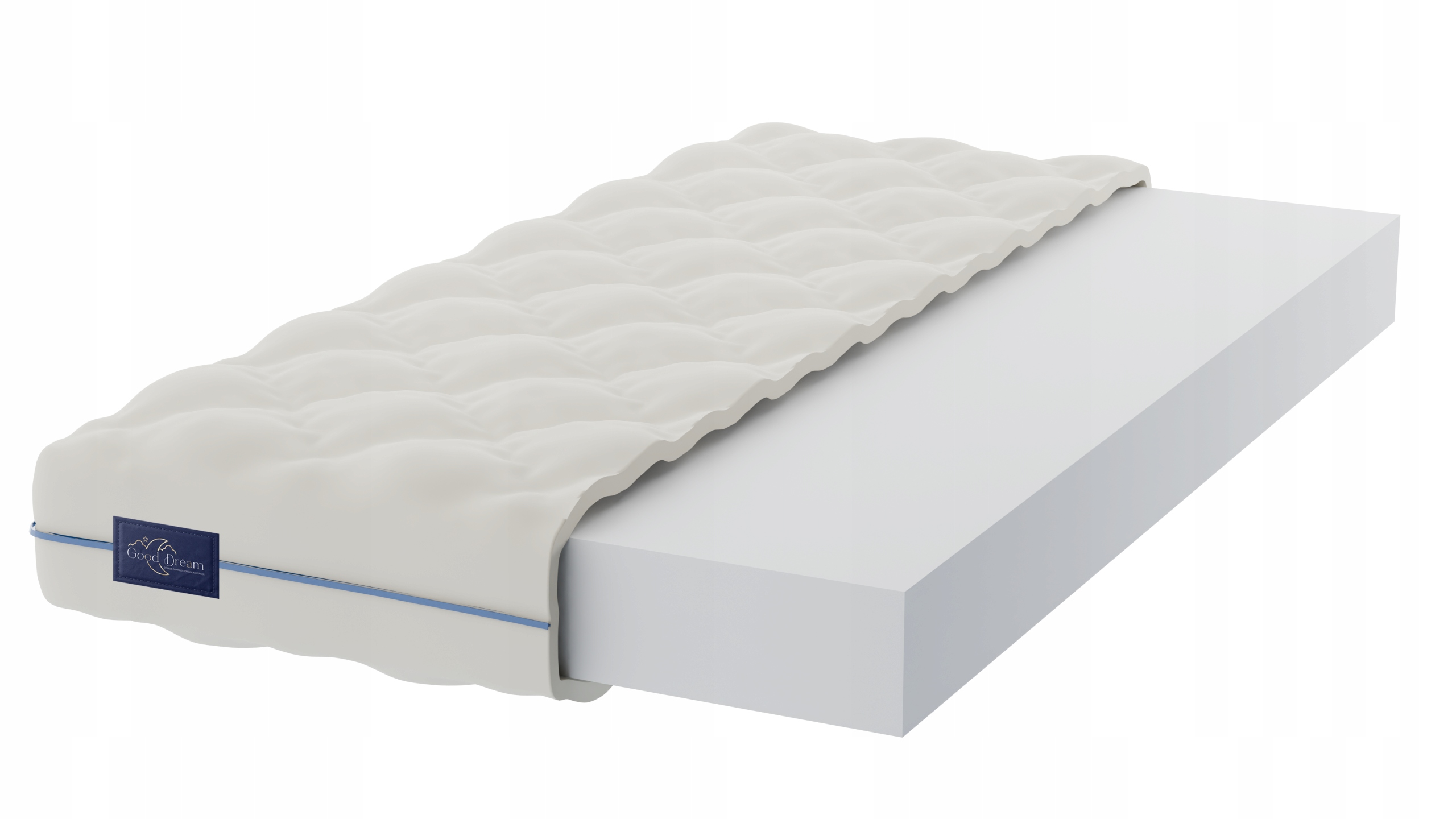 Obojstranný Matrac Špongia s Poťahom 90x200x12 cm