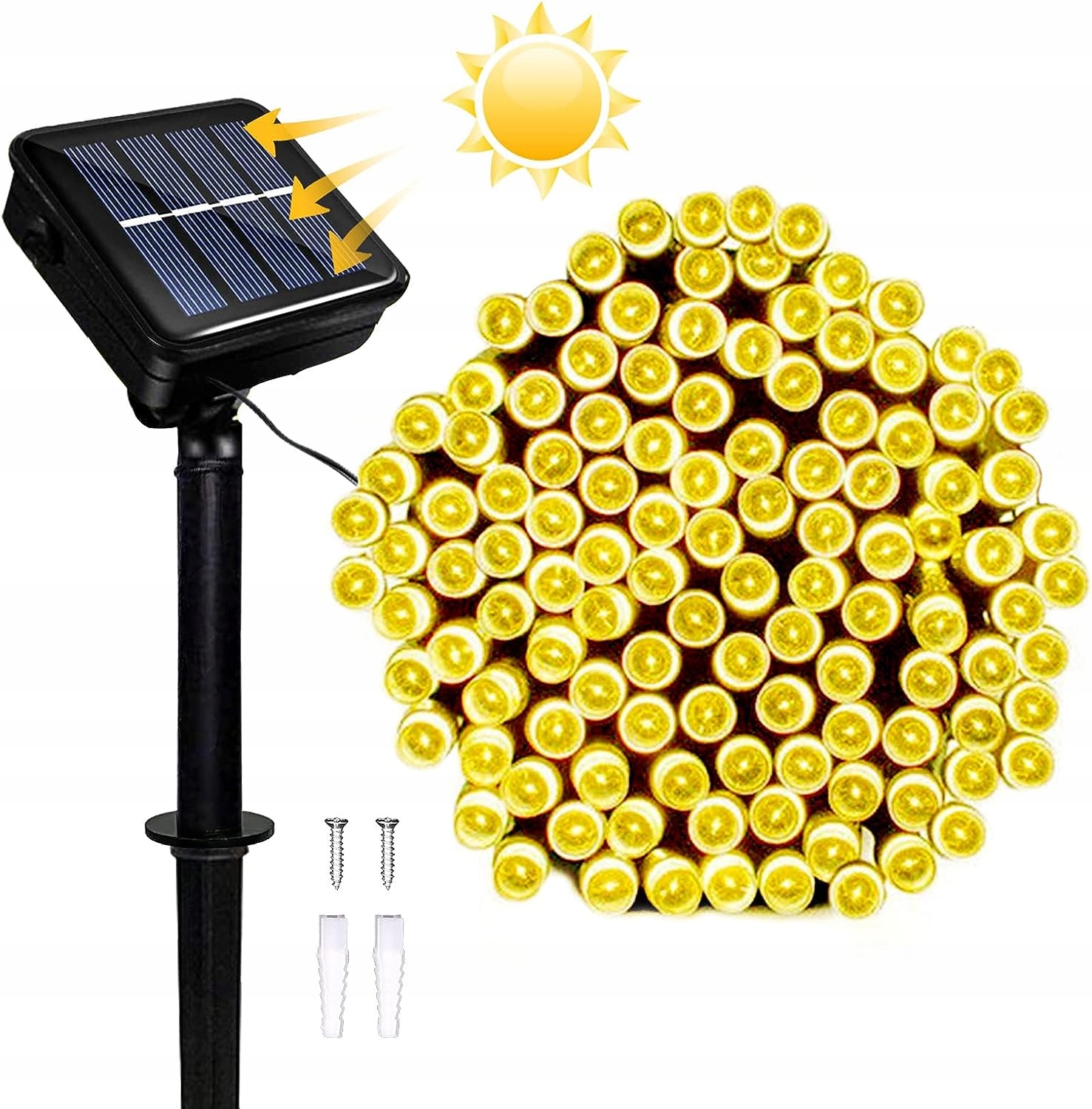 Světelný Řetěz 120 M, 800 Diod, Venkovní Osvětlení Vánočního Stromku