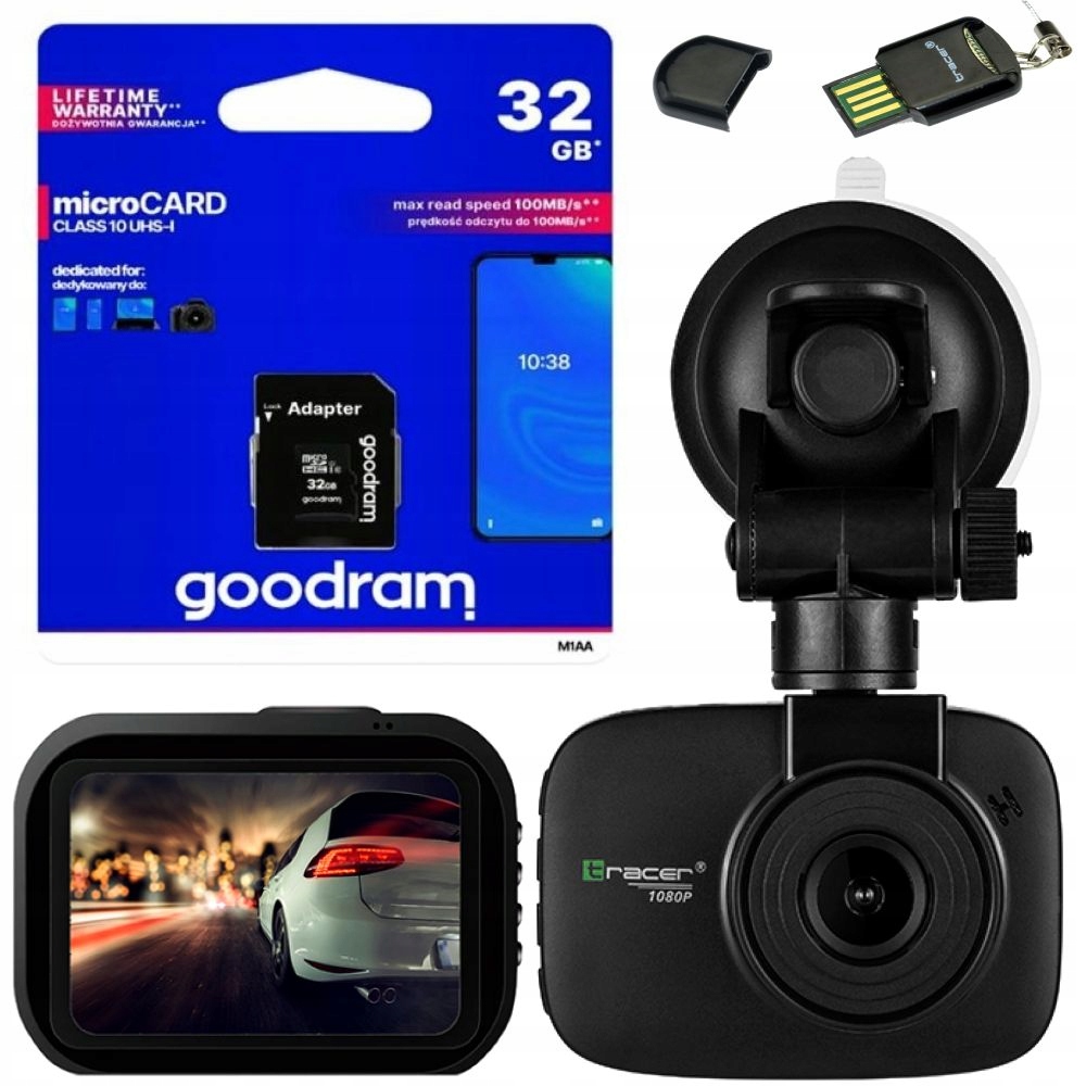 Kamera Do Auta Videorekordér Jízdy Do Auta Full Hd karta