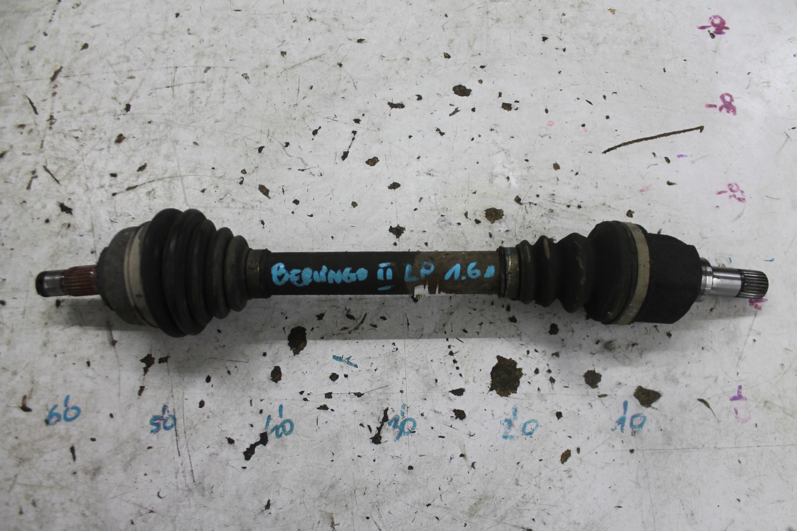 semi-axis left front left front BERLINGO II PARTNER II 1.6 HDI 08-12