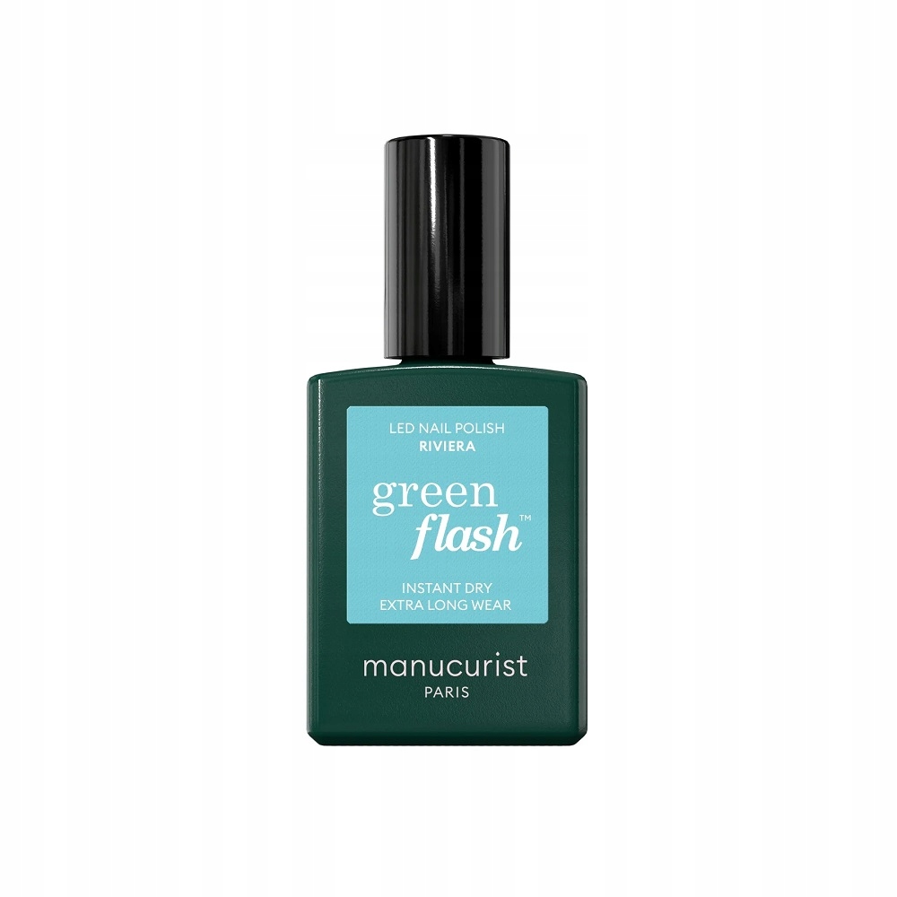 Manucurist Green Flash Led Gel Nail Lacquer Lak Na Nehty Riviera 15 ml
