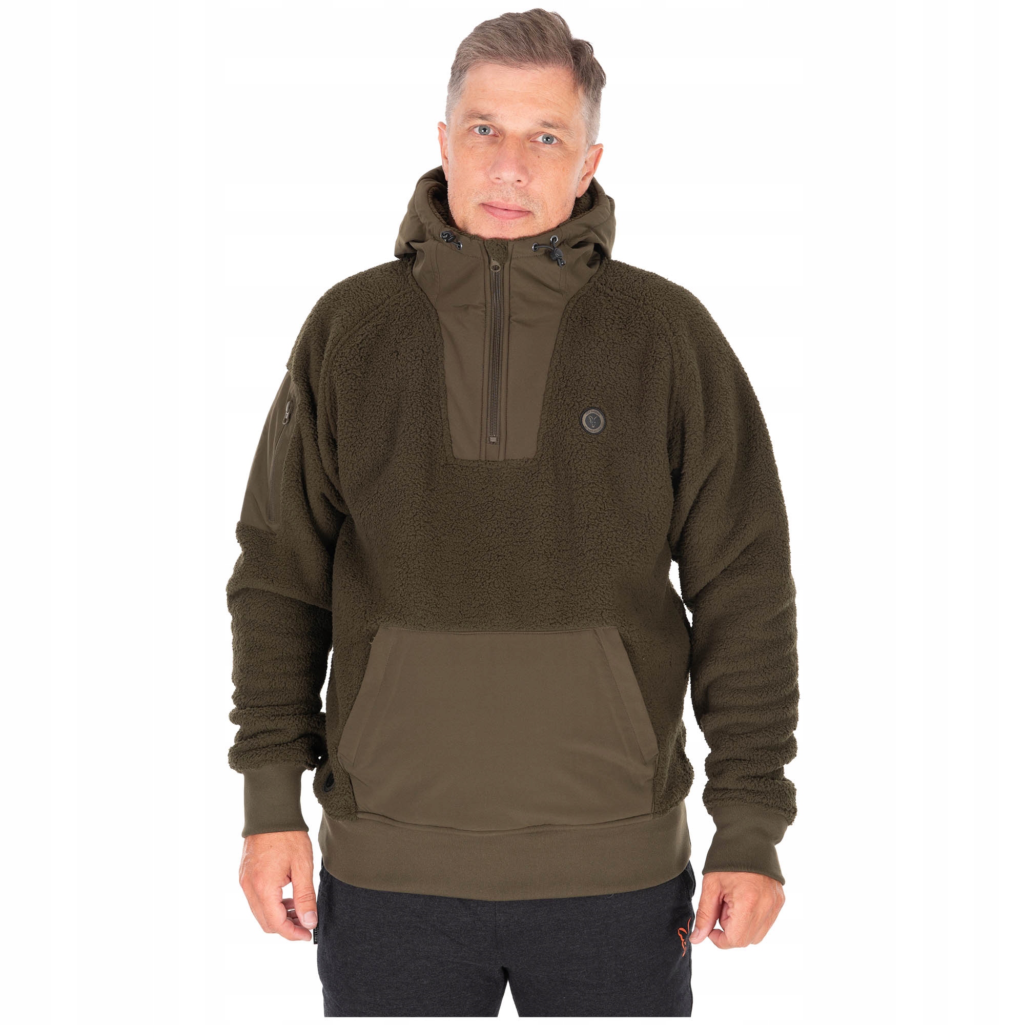 Bunda Fox Olive Sherpa Hybrid Jacket L