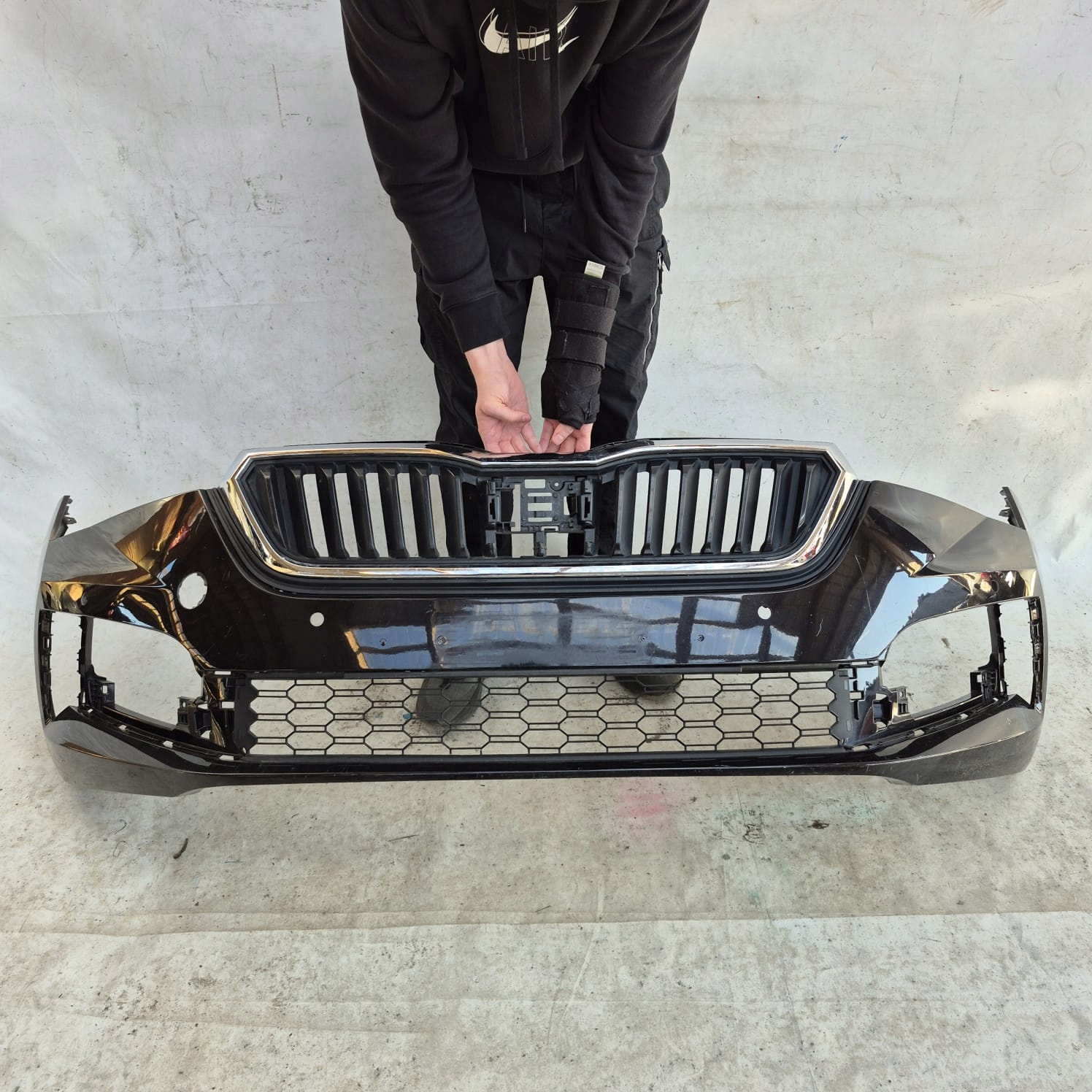 SKODA SCALA 19-23 bumper front front PDC