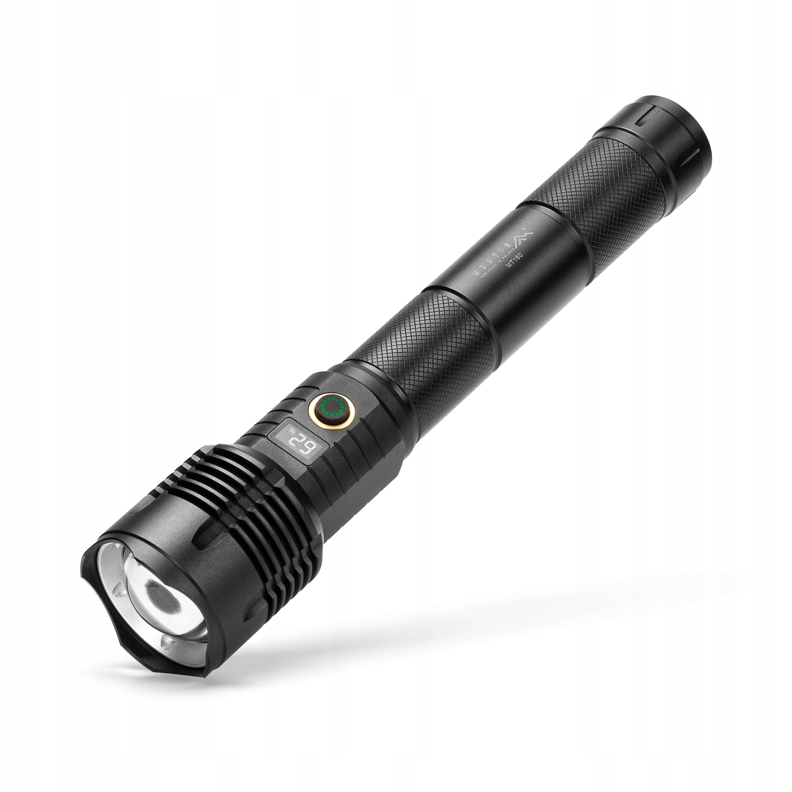 Led Taktyczna latarka akumulatorowa MT160 Montis 5 trybów Sos stroboskop