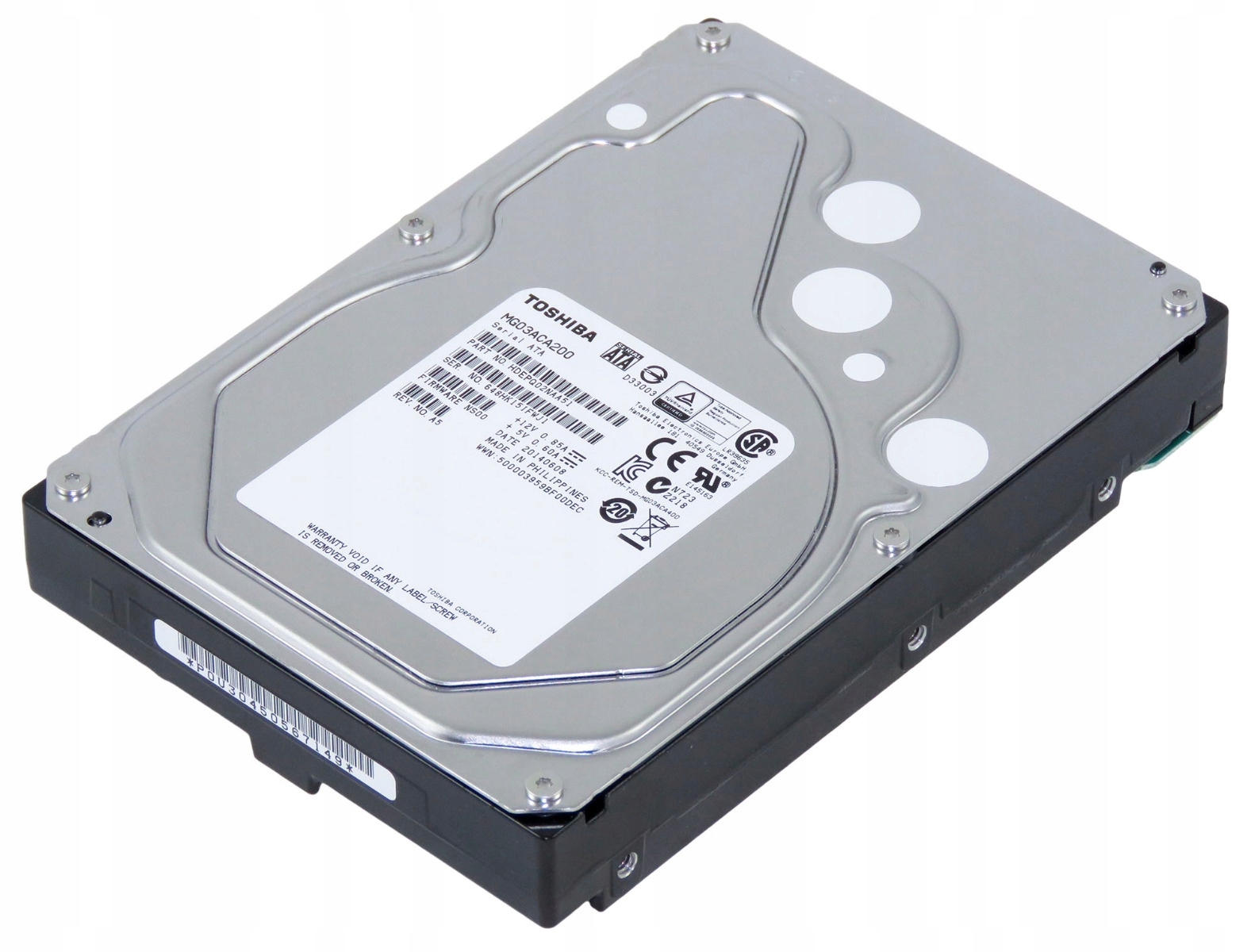 Toshiba 2TB Sata III 7.2K 3.5" MG03ACA200