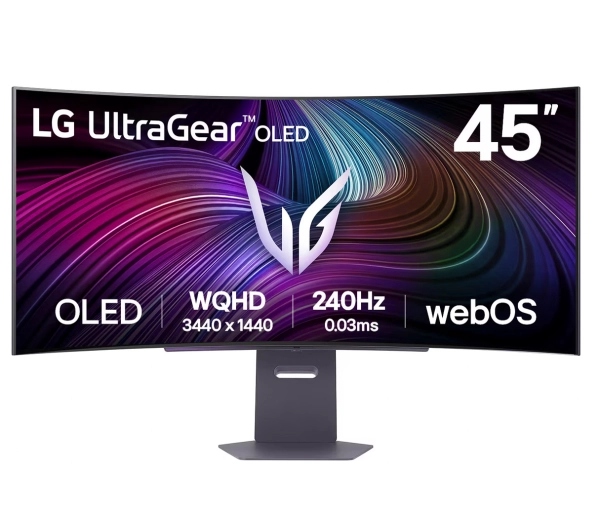 Monitor Lg UltraGear 45GR95QE-B 45" Oled 800R Uwqhd 0,03ms 240Hz