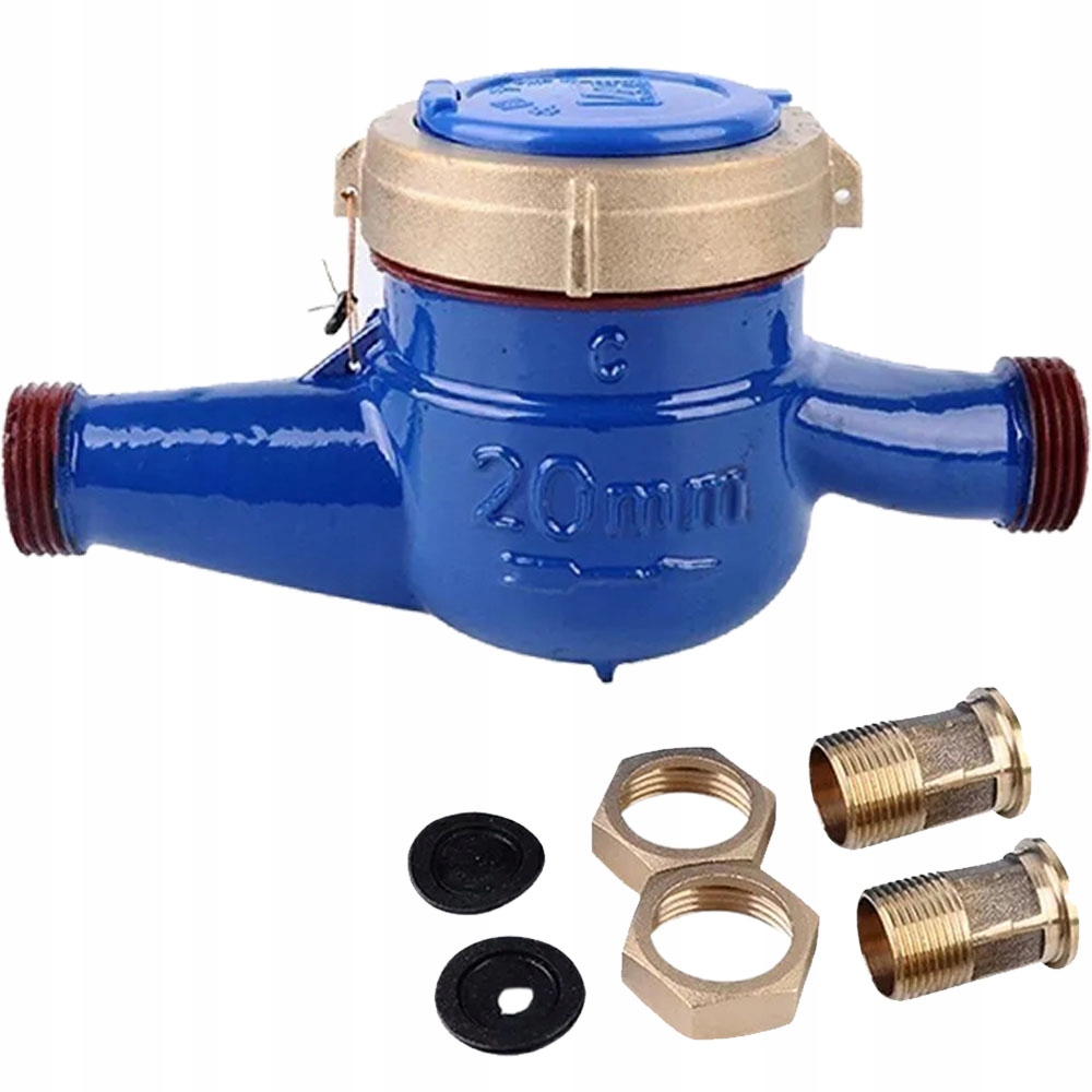 Bedee DN20 Vodoměr studené vody 3/4" Mechanický inženýrský vodoměr