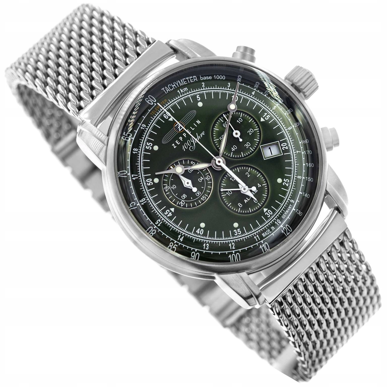 Pánské Hodinky Zeppelin 8680 M-4 100 Jahre Alarm