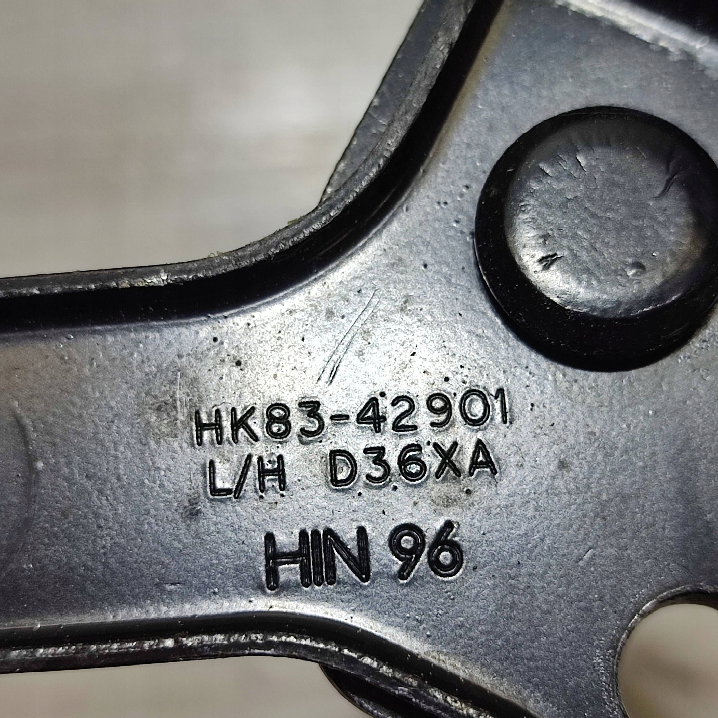 hinges bonnet boot rear part side left Jaguar F-Pace HK8342901