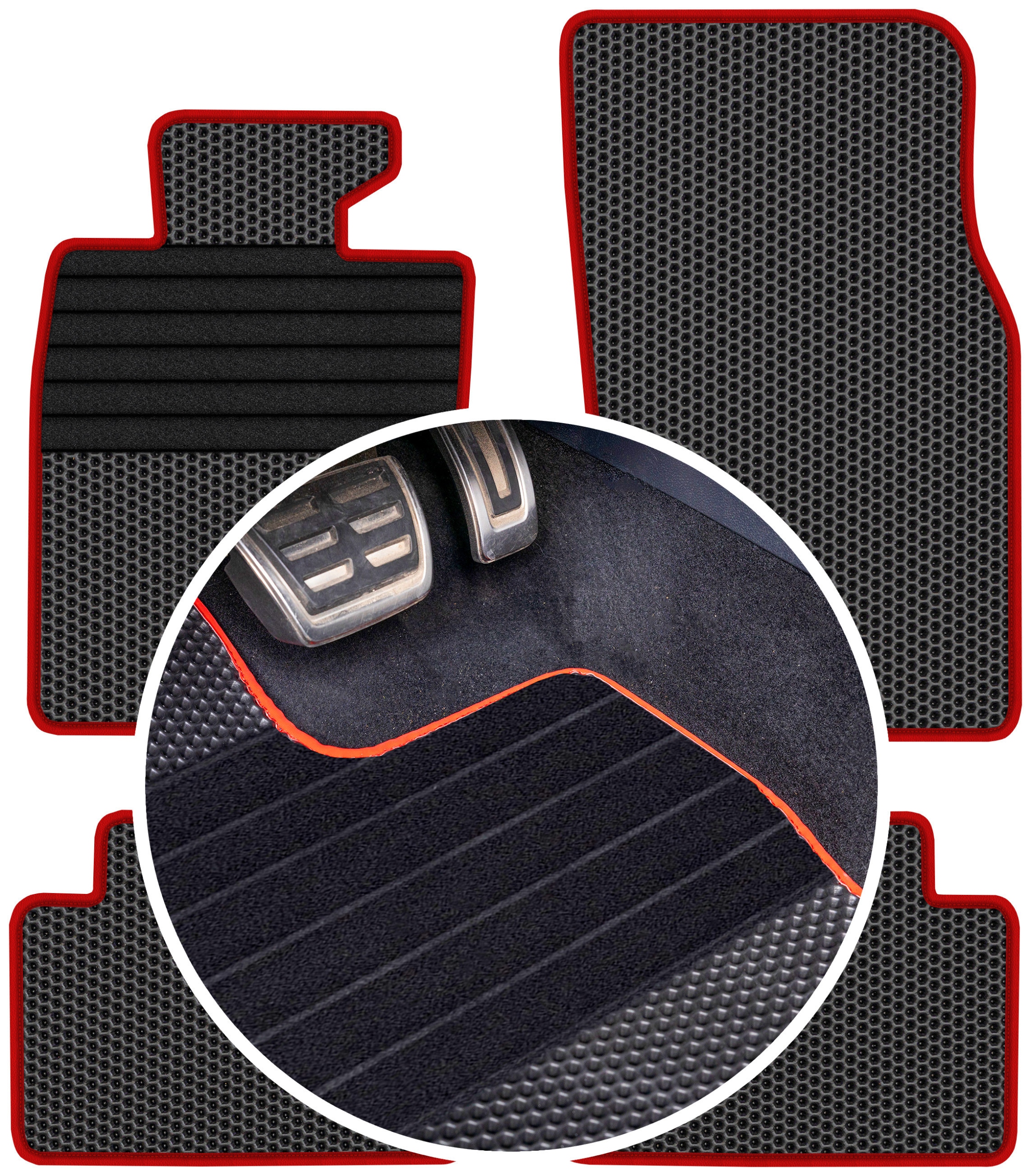 Mini Clubman I 2007-2014 Gumové rohože Eva Eternity Plastry Medu