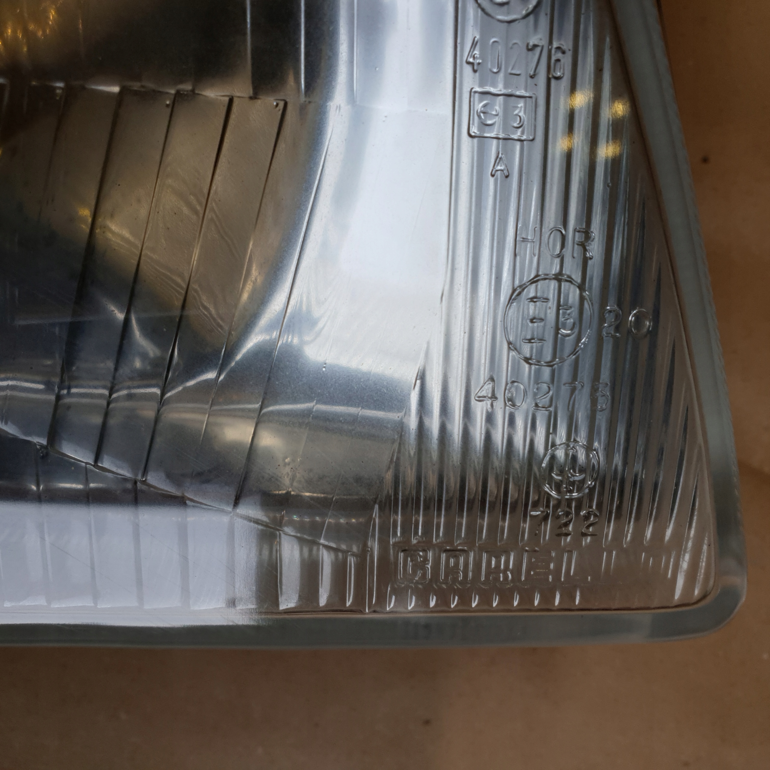 light REFLEKTOR right front OPEL KADETT E OE EU CARELLO GM