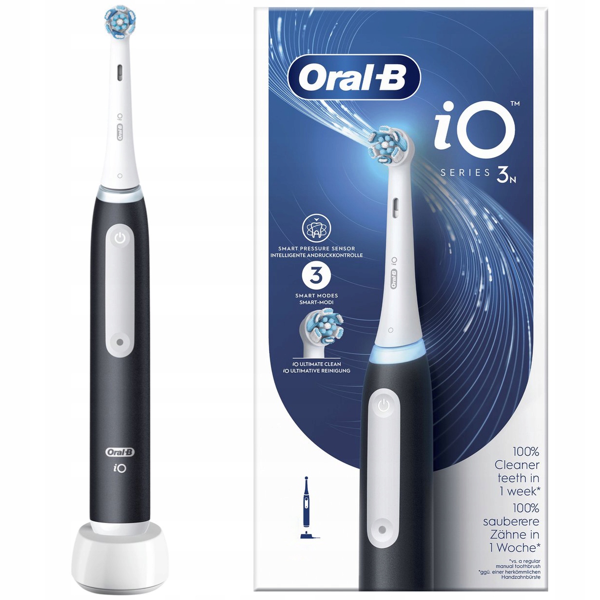 Szczoteczka Magnetyczna Oral-B iO Series 3 Matowy Czarny