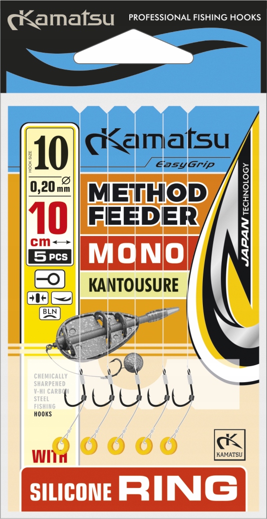 Kamatsu Haki method feeder Kantousure Nr 10 Mono z gumką
