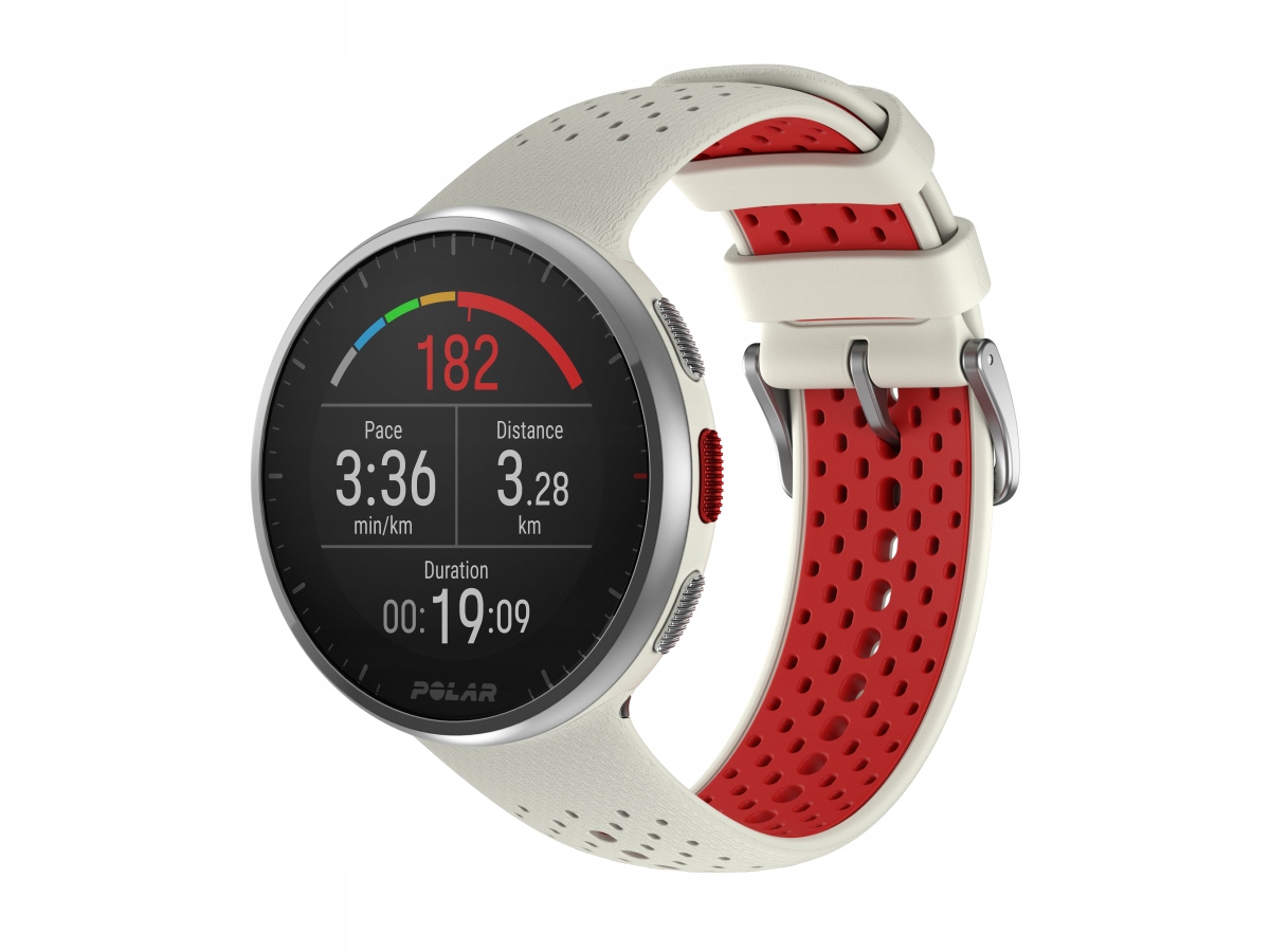 Polar Pacer Pro biało-czerwony S-l