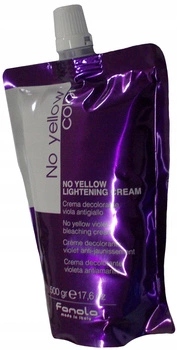 Fanola No Yellow Rozjasňovač 500 g Účinné zesvětlení blond vlasů