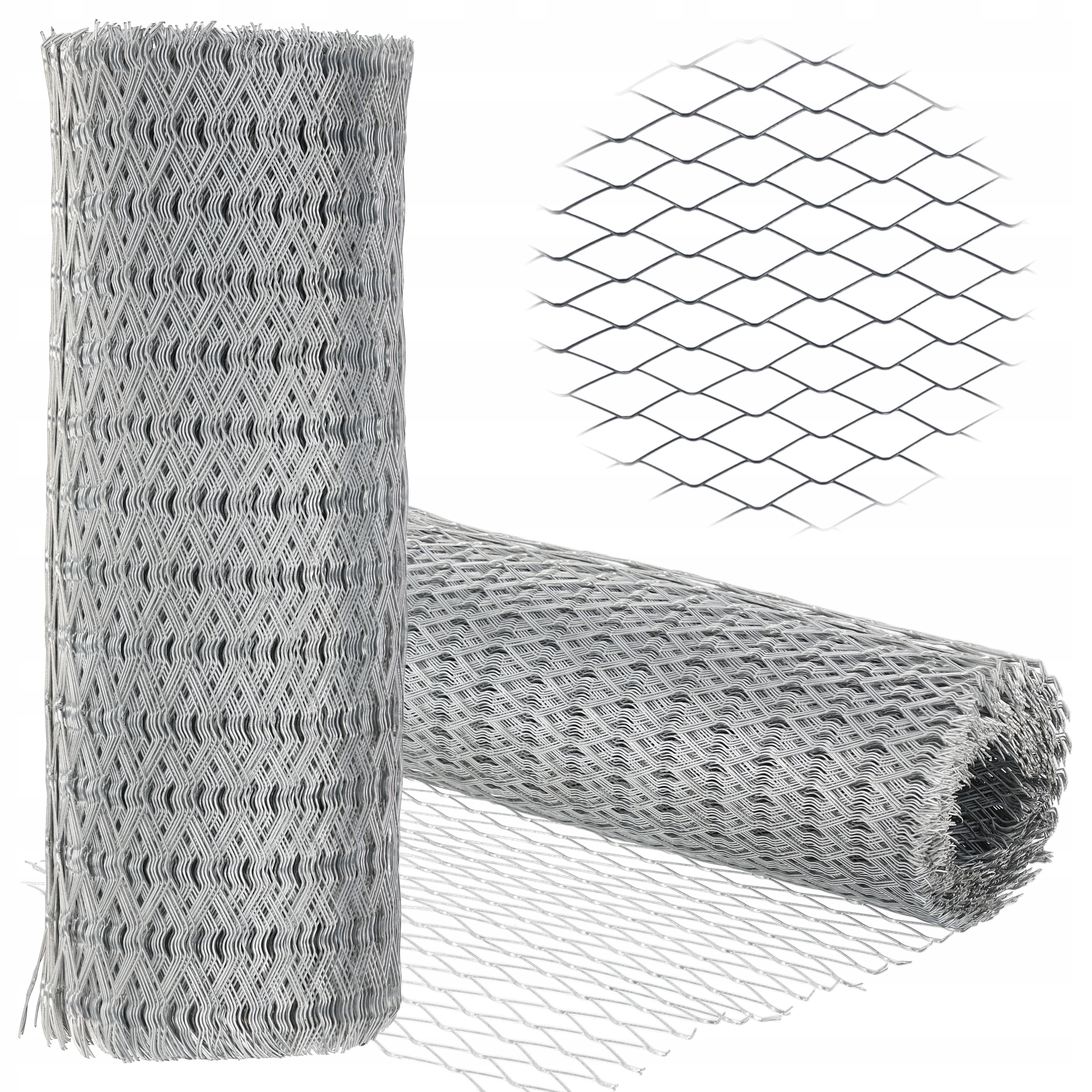 Siatka Ledóchowskiego Podtynkowa Metalowa 1m x 10 m Rolka