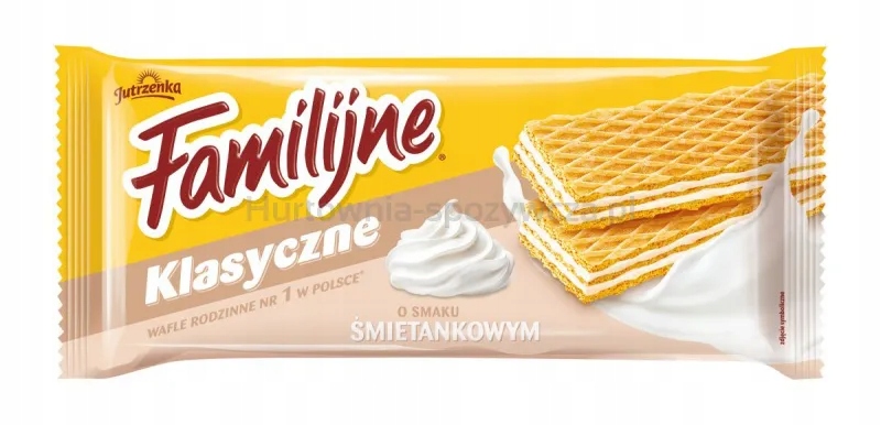 Levně Rodinné oplatky Jutrzenka, 180 g, smetanové