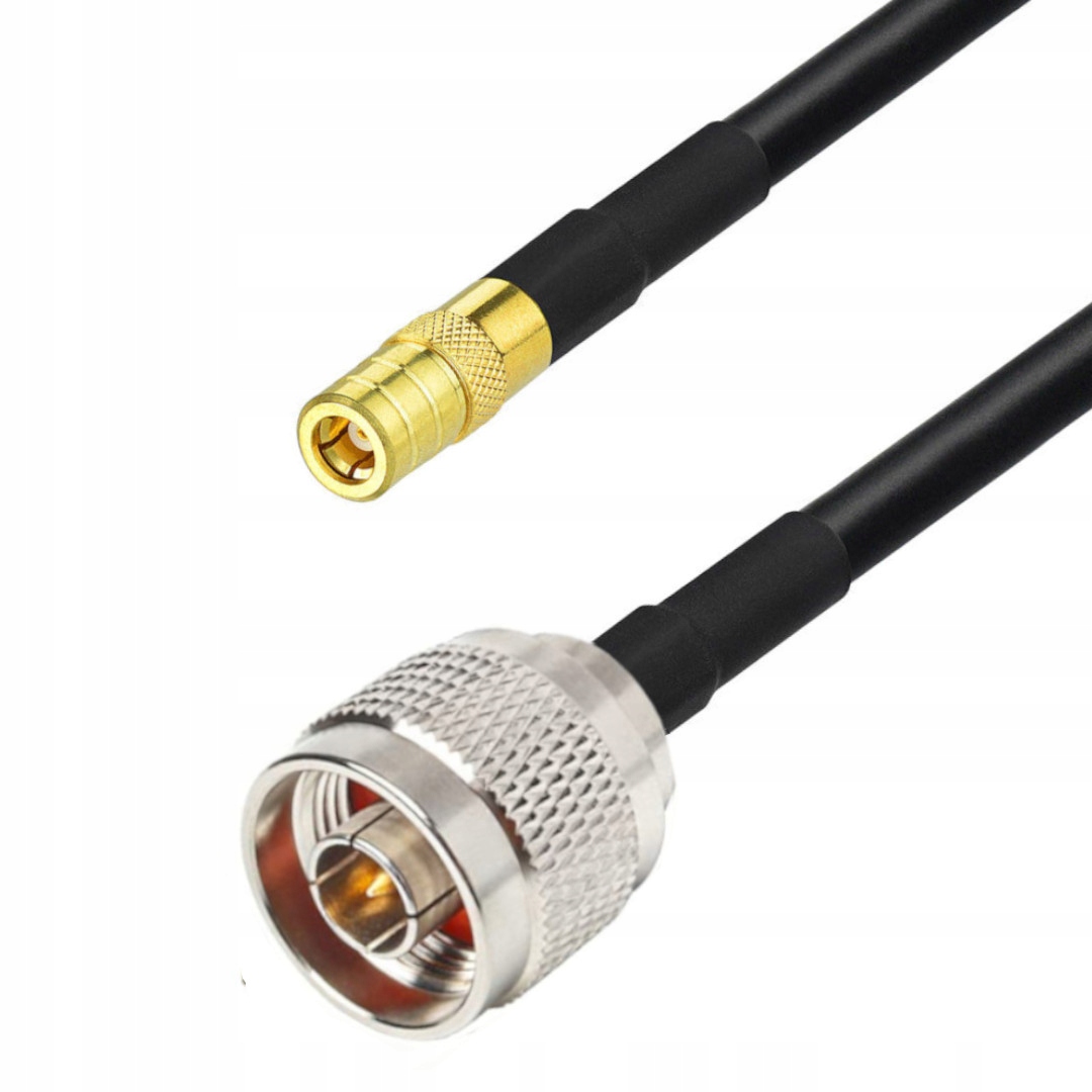 Kabel antenowy N wtyk Smb gniazdo RG58 1m