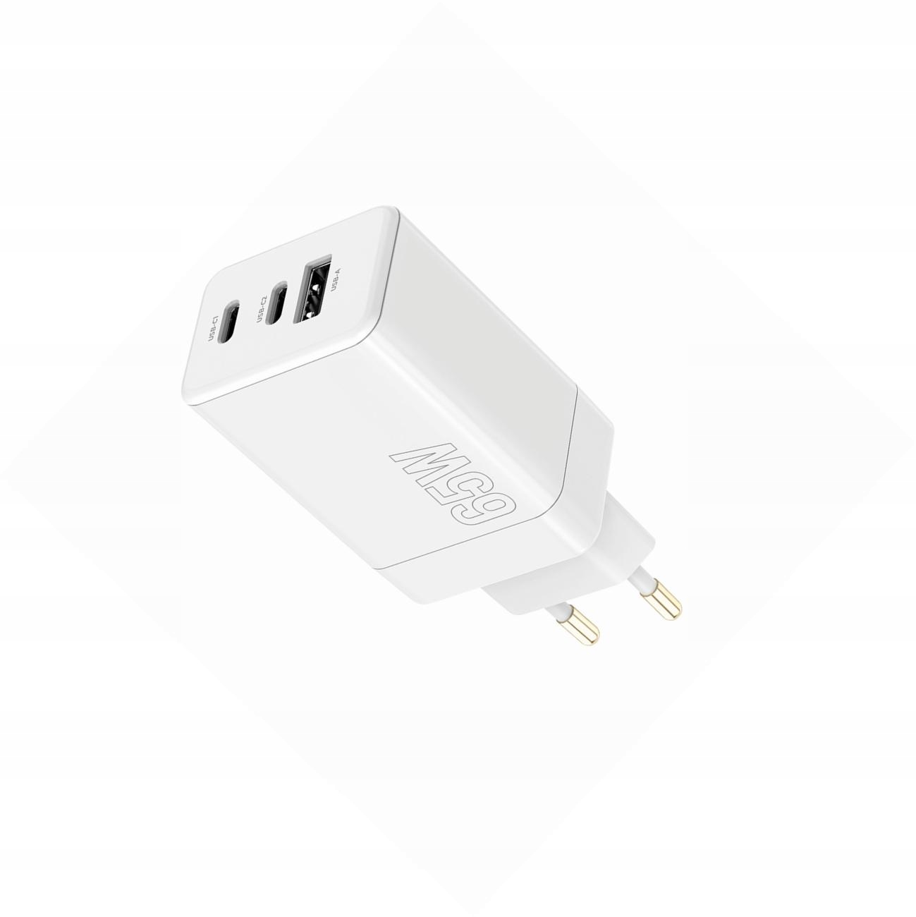 Szybka ładowarka 65W sama kostka 3 wejścia do Motorola Moto G42