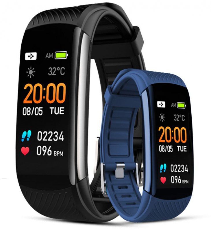 Smartband Giewont Fit&GO Duo GW200-6 černý řemínek Smart Navy