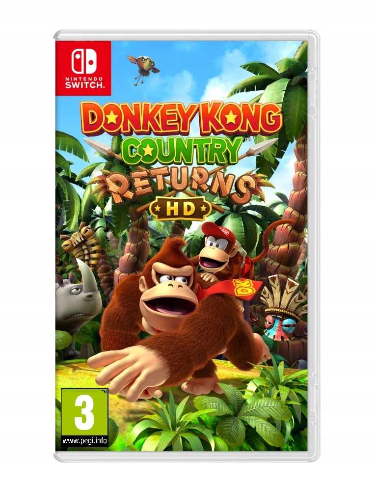 Donkey Kong Country Returns Hd Switch Nintendo Switch pudełkowa