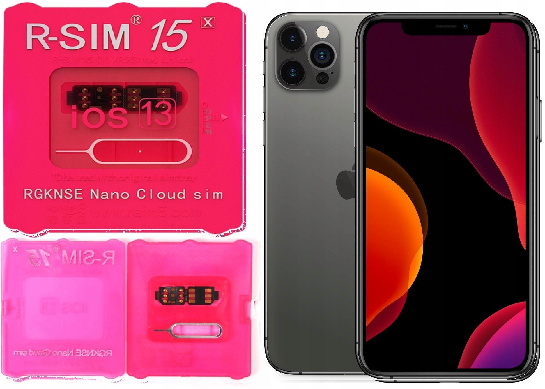 NAJNOWSZA KARTA R-SIM 15 SIMLOCK IPHONE XR PRO MAX 12 11 X 9 8 7 IOS APPLE