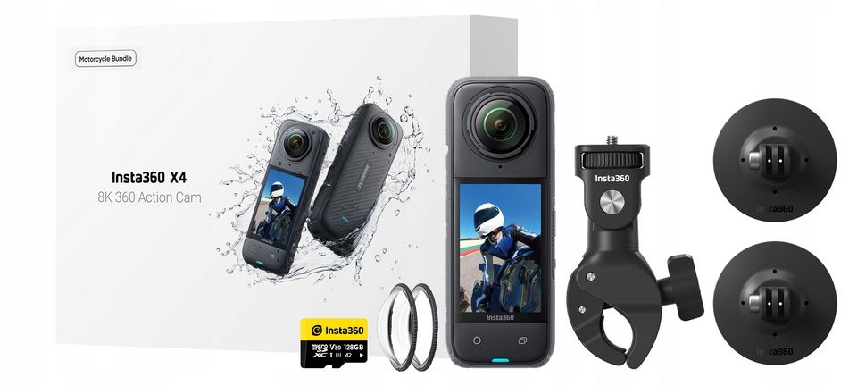 INSTA360 X4 Motocyklová Bundle Kamera