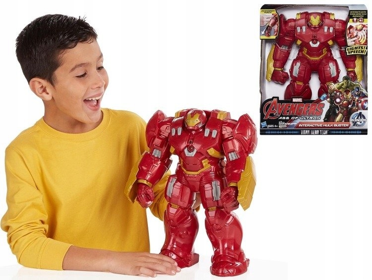 Zdjęcia - Figurka / zabawka transformująca Hasbro Hulkbuster Iron Man bardzo duża figurka z dźwiękami Avengers B0441 