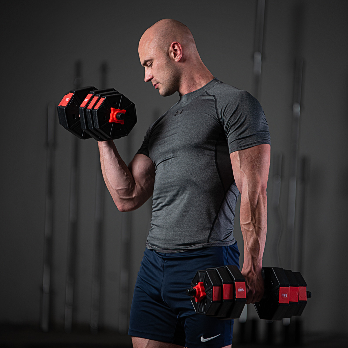 ZESTAW SZTANGA HANTLE KOMPOZYT 30KG HMS SGC30 Waga produktu z opakowaniem jednostkowym 30 kg