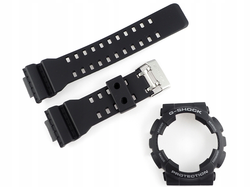 Luneta Kryt hodinek Casio GA-110 GA-100 GA-120 GA-140 GD-100 GD-120, kompletní sada, černá