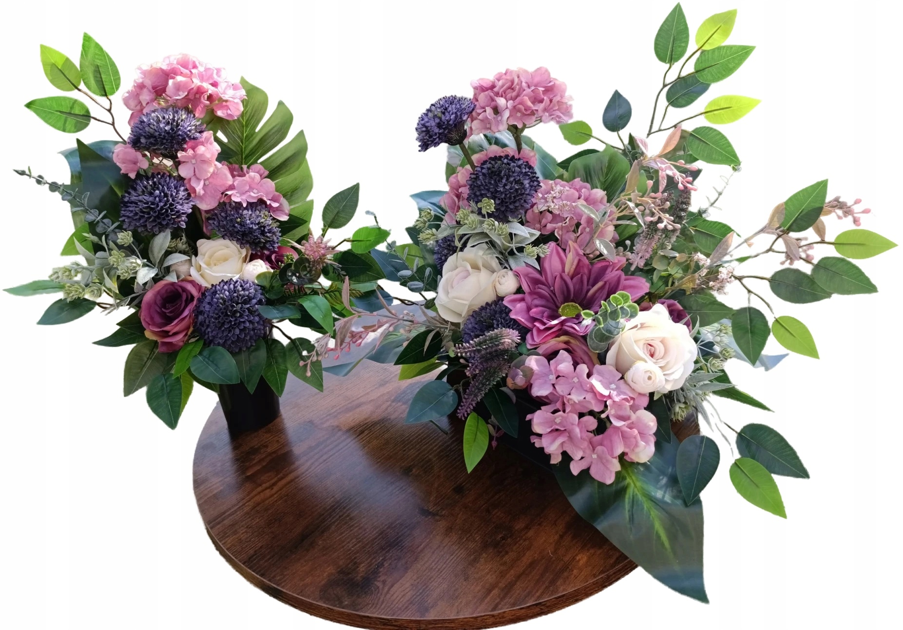 Komplet Velkých Svazků Dekorace Kompozice Na Hrob Umělé Květiny!