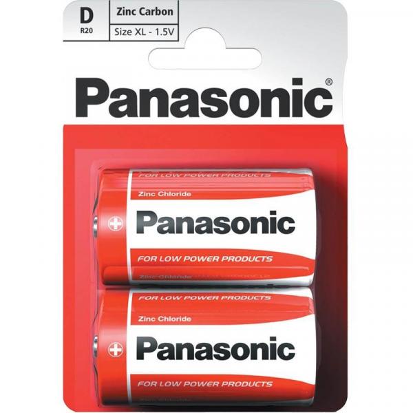 Codzienny bateria Panasonic 2szt. R20 blister