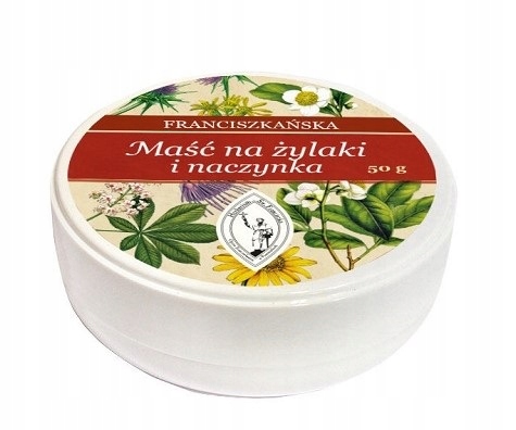 

Franciszkańska maść na żylaki i naczynka, 50g