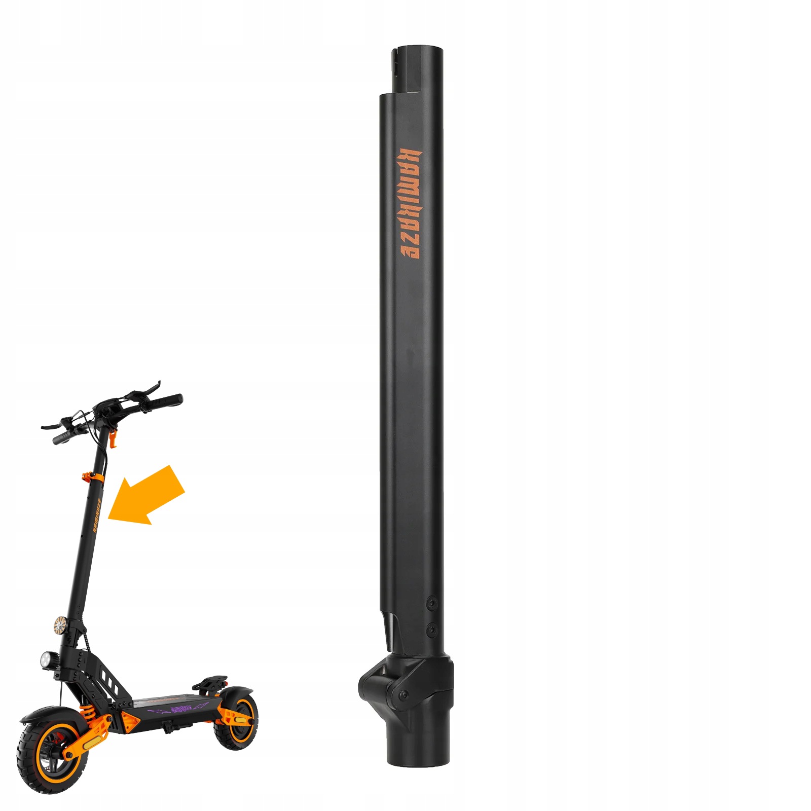 Sloupek řízení s mechanismem skládání pro Kamikaze K1/K1 Plus/K1 Max