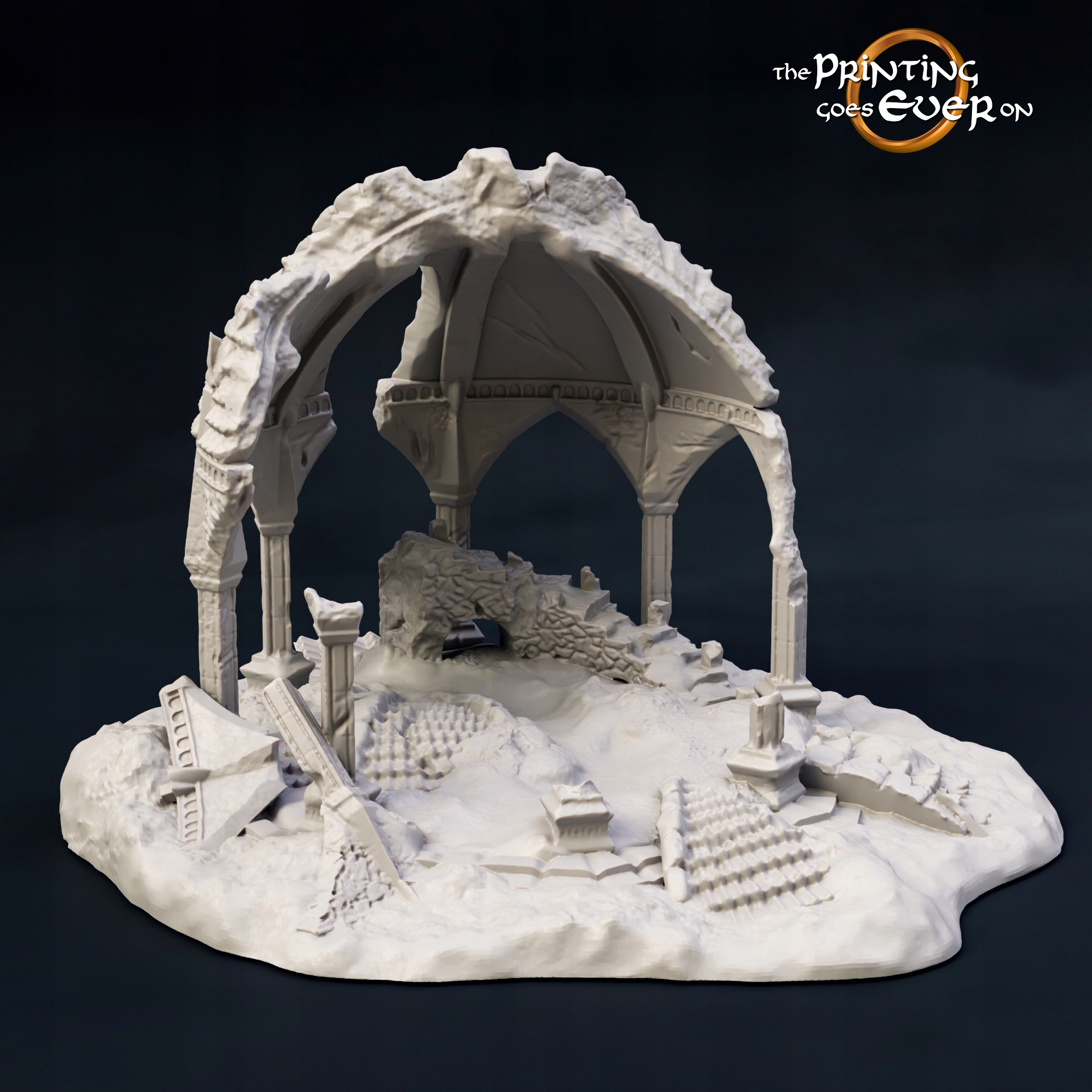 Fehntop Ruins Diorama and Scatter The Printing Goe
