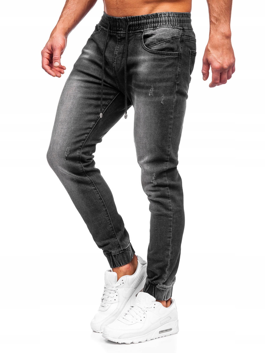 

Spodnie Jeansowe Męskie Czarne MP00532N Denley_xl
