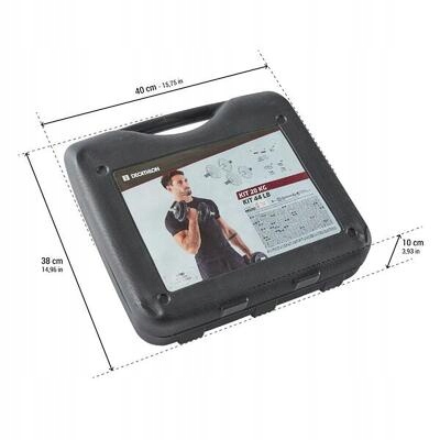 Zestaw hantli do treningu siłowego 20 kg Model 000000