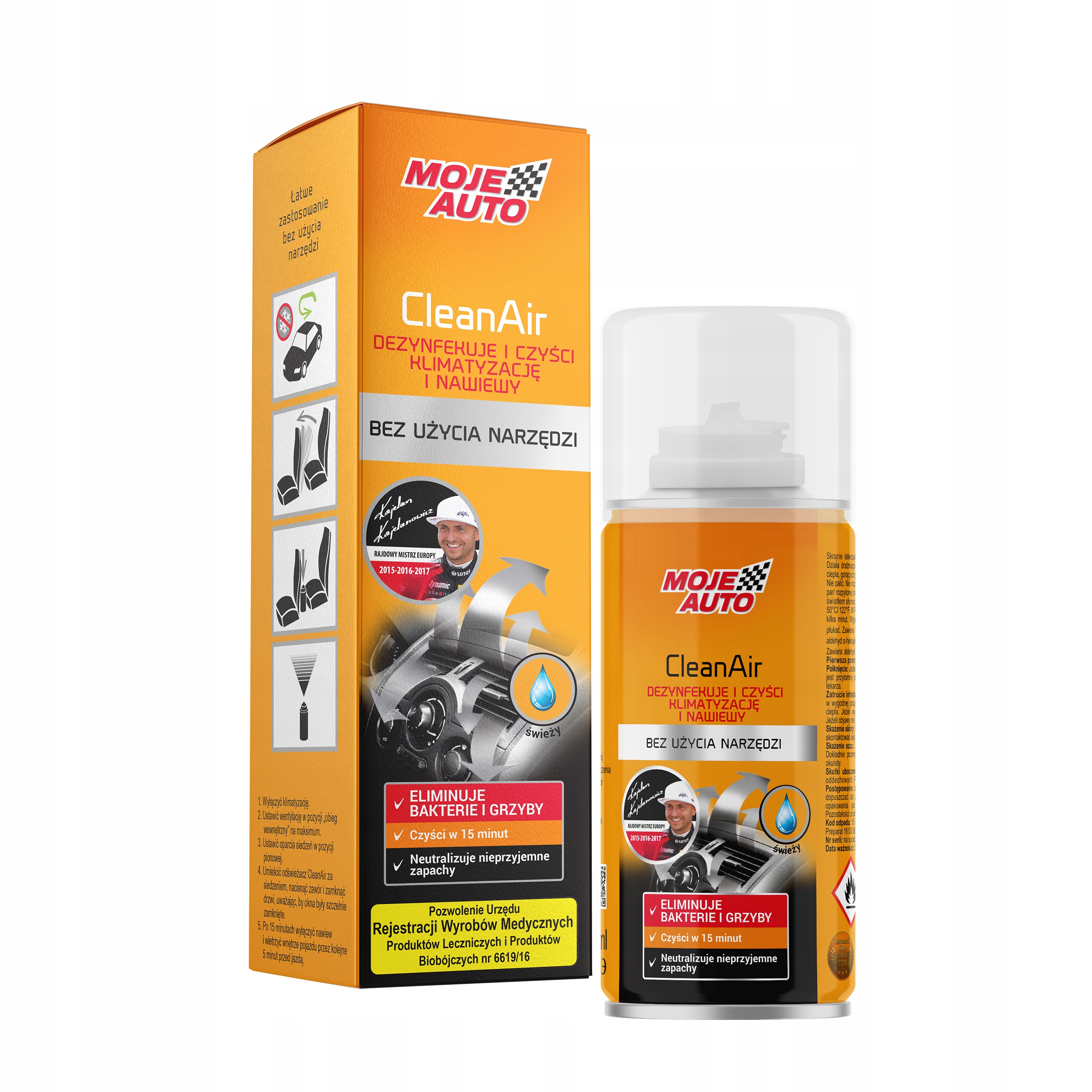 

Cleanair Odgrzybiacz Do Klimatyzacji Świeży 150ML