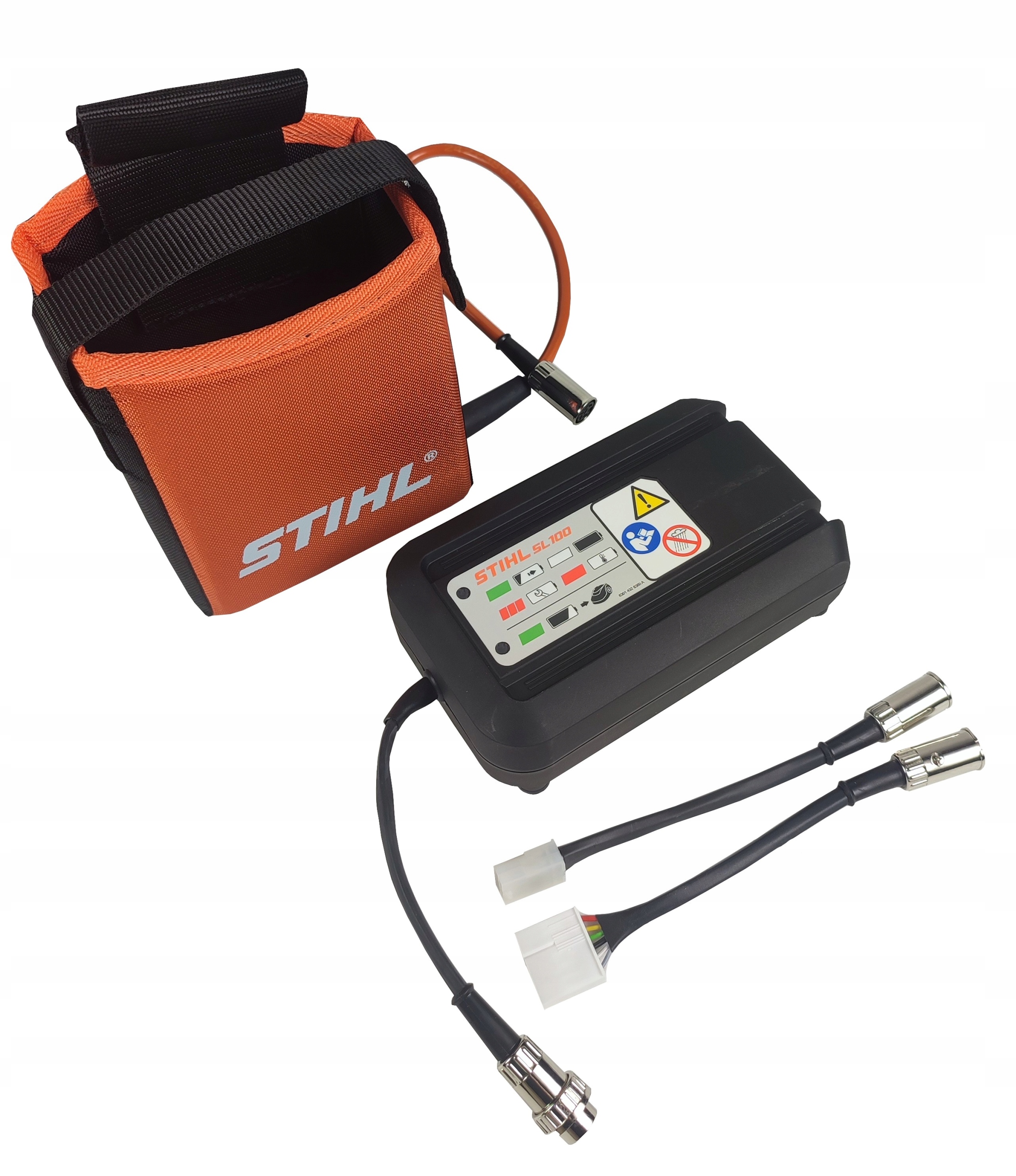 Stihl Sl 100 Eu ładowarka do akumulatora Aai +kieszeń do pasa na akumulator