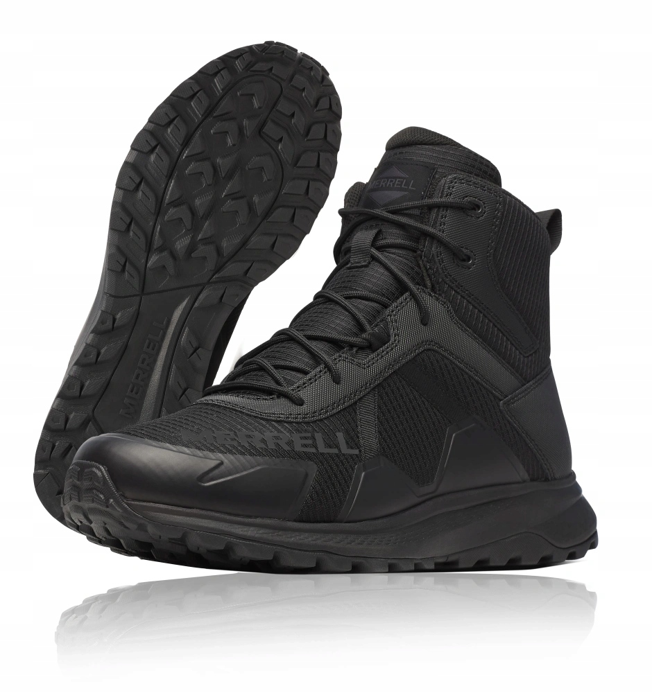 Merrell Buty taktyczne Jumpstrike Tactical Mid Comfortbase Czarne 45