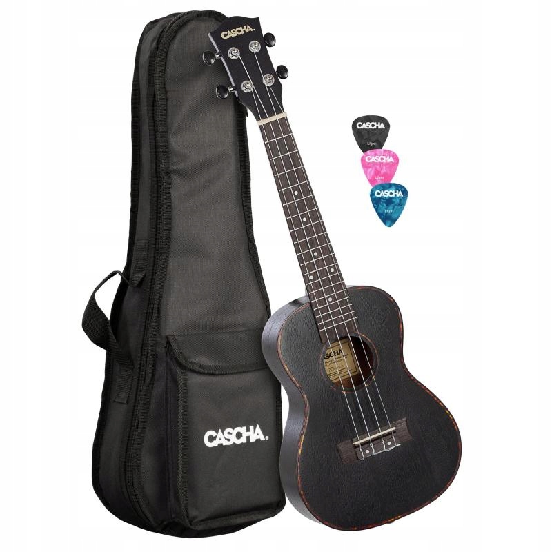 Cascha HH2300 Mahogany Black Koncertní ukulele