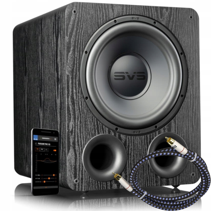 Svs PB-1000 Pro Black Ash Subwoofer Aktywny 325W Kabel Svs 3 Metry
