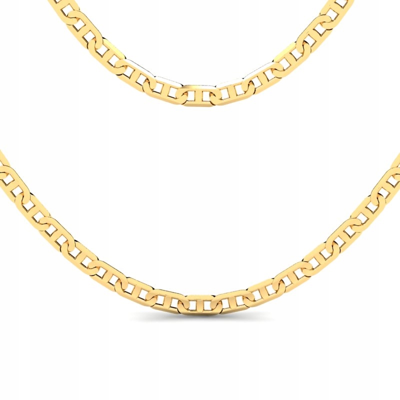 

Bransoletka Złota Pełna Mariner 3.3 MM Męska 14KR